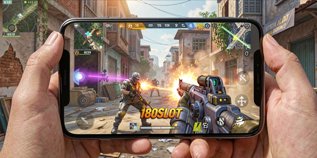 Screenshot menunjukkan aksi seru dalam gameplay TPS.