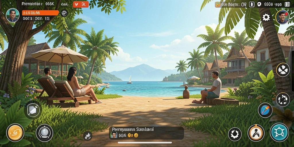 Screenshot gameplay 66K yang menampilkan keseruan permainan.