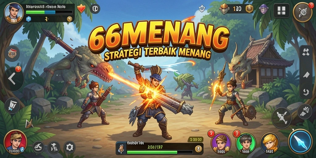 Screenshot gameplay menampilkan momen strategis yang mendebarkan.
