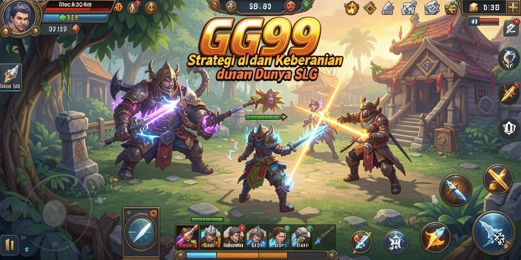 Tampilan gameplay GG99 yang memukau dan strategis.