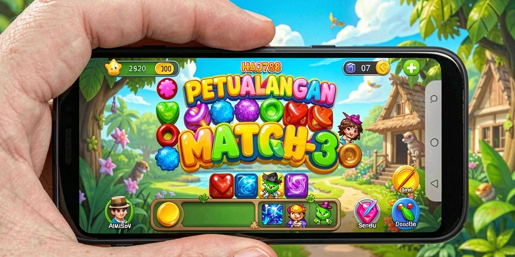 Gameplay menarik HAO788 yang penuh warna di dunia Match-3.