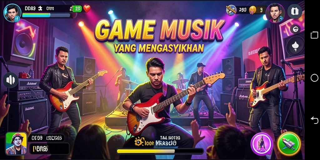 Tampilan screenshot IDR89 memamerkan gameplay musik yang seru.