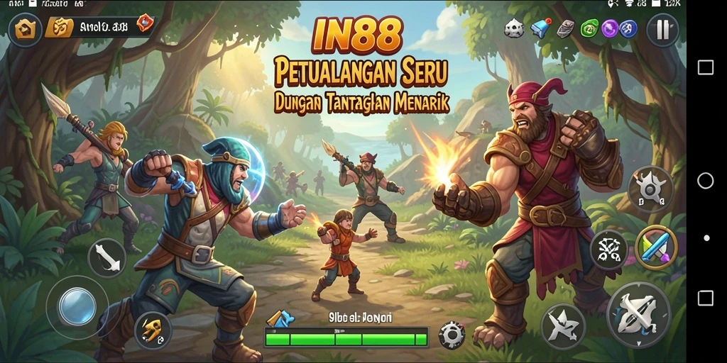 Tangkapan layar gameplay IN88 menunjukkan petualangan mendebarkan yang penuh tantangan.