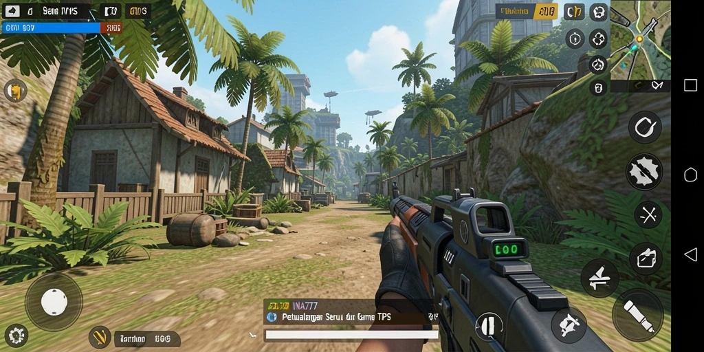 Gameplay seru dengan aksi tembak-menembak yang mendebarkan.