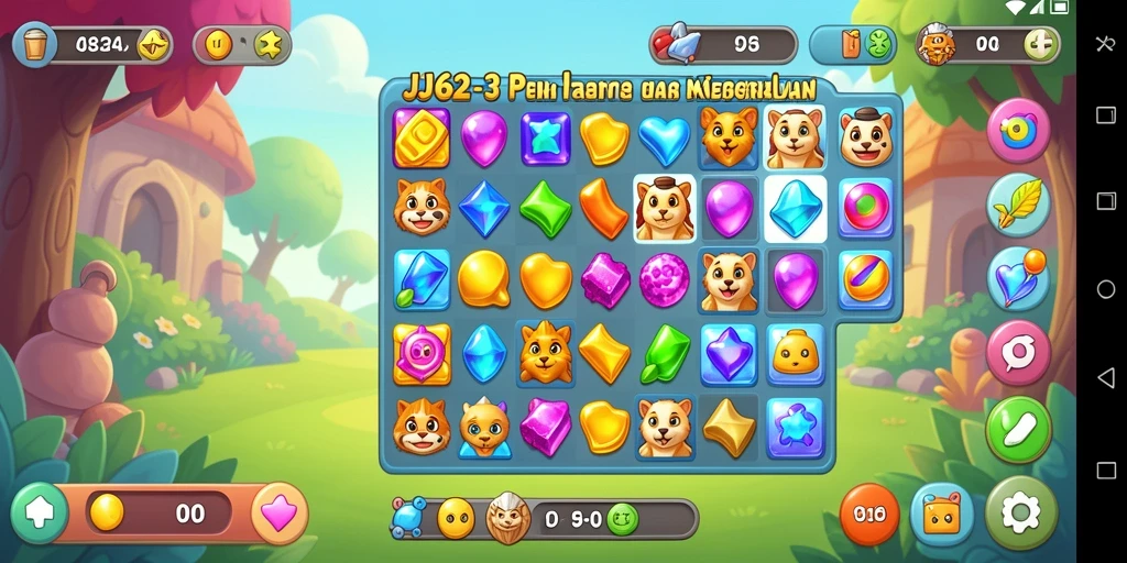 Gameplay seru <strong>JJ62</strong> dengan kombinasi permata yang menantang.