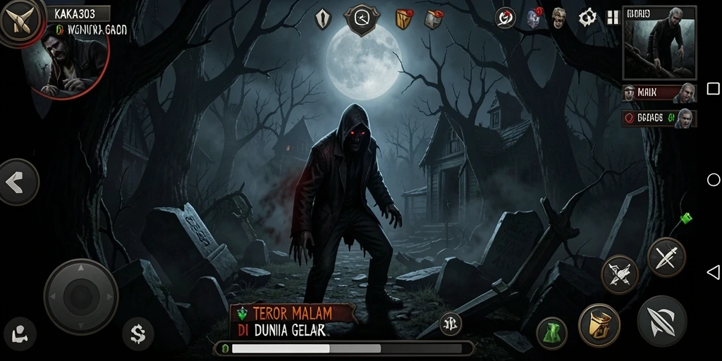 Screenshot gameplay KAKA303 menampilkan momen ketegangan yang mendebarkan.