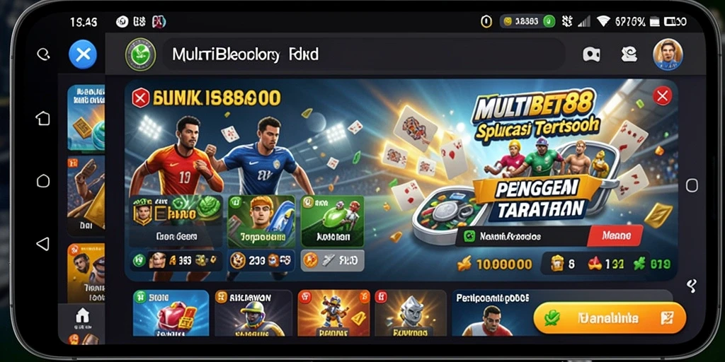 Tampilan gameplay <strong>MULTIBET88</strong> saat bertaruh pada pertandingan olahraga.