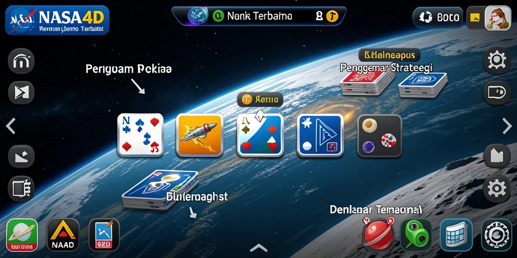 Tampilan gameplay seru dan interaktif dalam NASA4D.