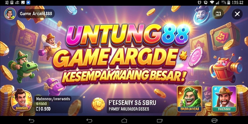 Screenshot utama UNTUNG88 menampilkan gameplay yang seru dan penuh warna.