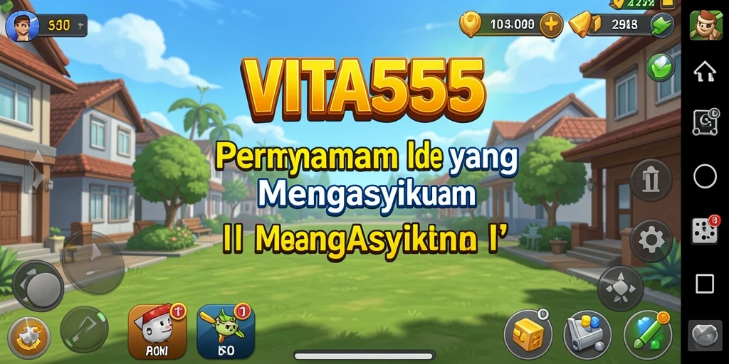 Screenshot utama VITA555 menampilkan gameplay Idle yang menarik dan mudah dipahami.